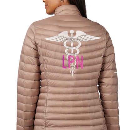 ULTRA Lightweight  LPN Nurse Puffer Jacket