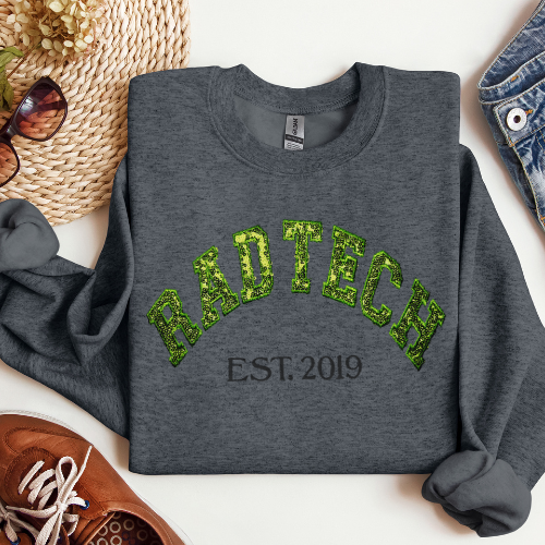 Sequin Rad Tech Crewneck
