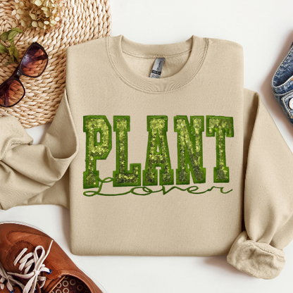 Sequin Plant Lover Crewneck