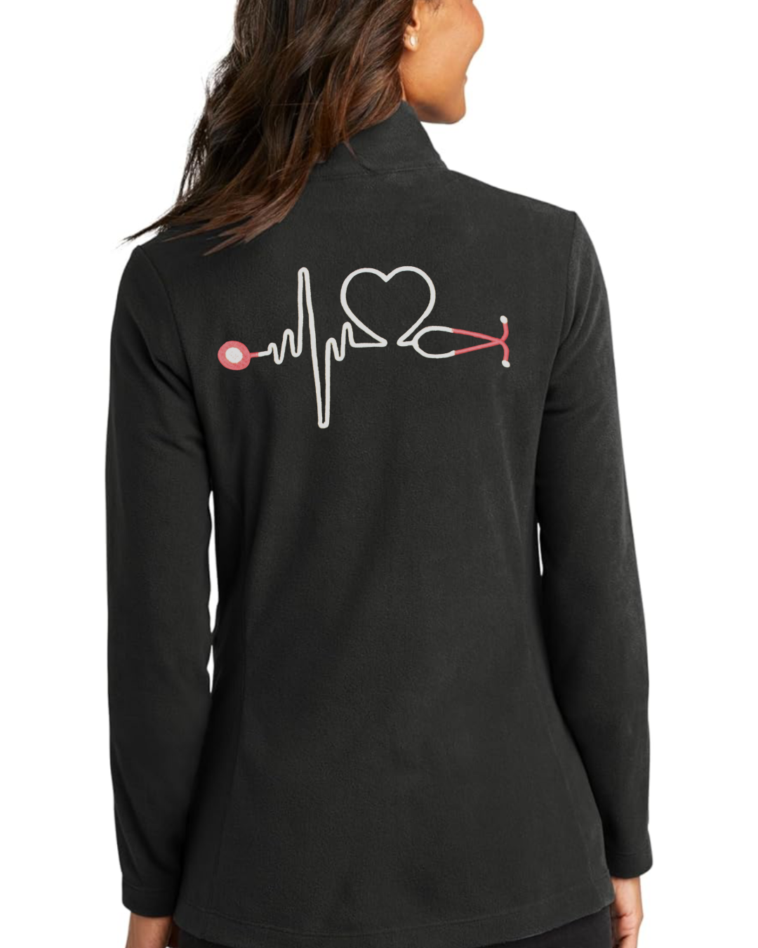 Full Zip Phlebotomy Embroidery Jacket
