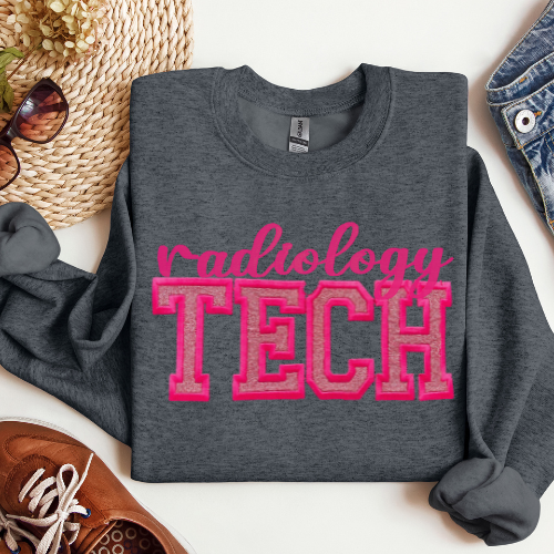 Glitter Radiology Tech Crewneck