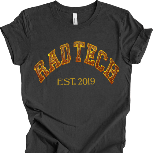 Glitter Radiology Tech T-Shirt