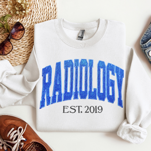 Glitter Radiology Tech Sweatshirt
