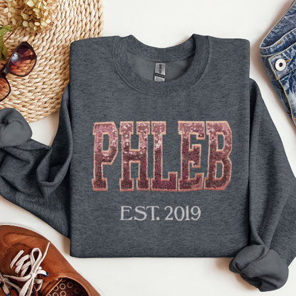 Sequin Phlebotomy Crewneck