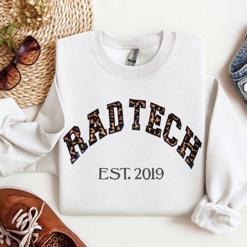 Leopard Rad Tech Crewneck