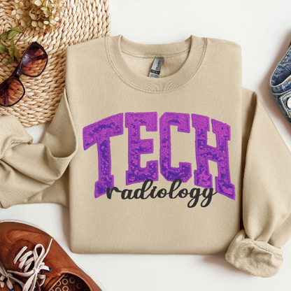 Sequin Radiology Tech Crewneck