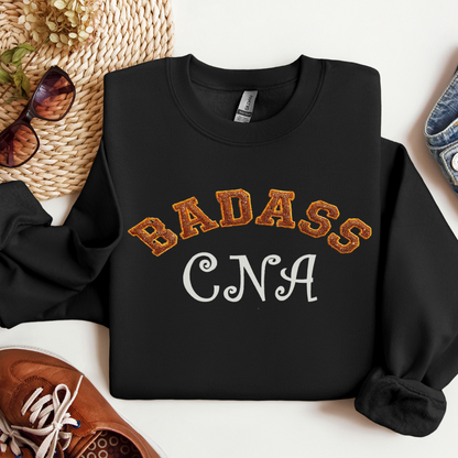 Badass Trendy Cute Bold Graphic CNA Embroidery Hoodie Sweatshirt