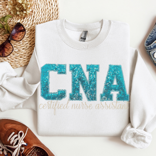 Sequin CNA Embroidery Crewneck