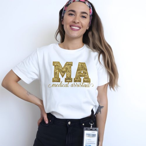 Sequin Medical Assistant T-Shirt