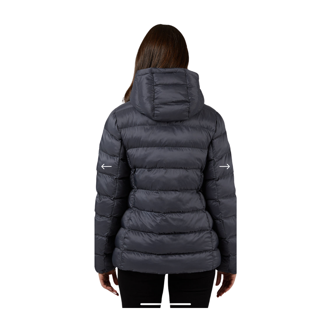 HOODED Embroidered CNA Puffer