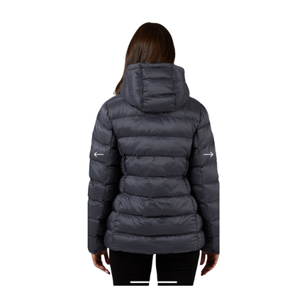 HOODED Embroidered CNA Puffer