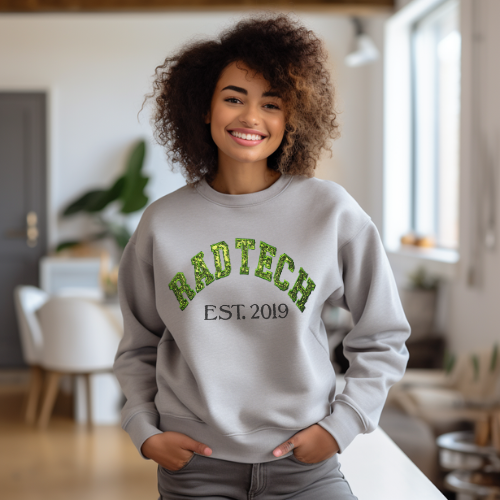 Sequin Rad Tech Crewneck