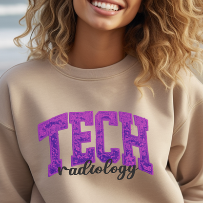 Sequin Radiology Tech Crewneck