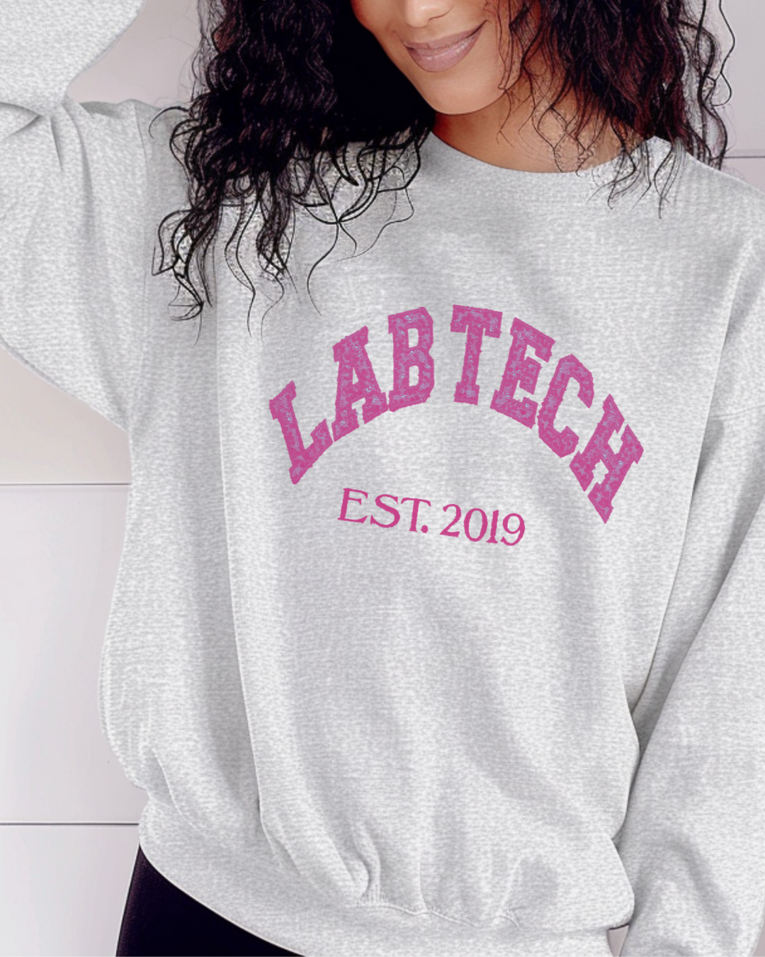 Glitter Lab Tech Crewneck