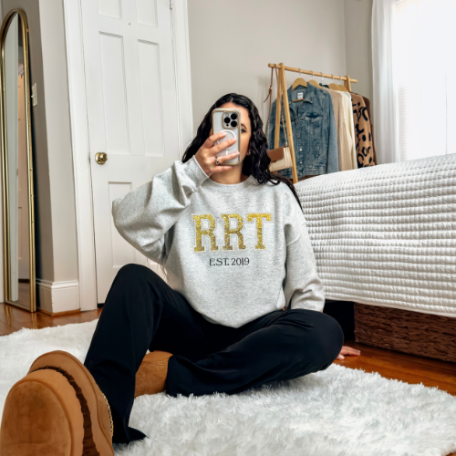 Sequin Registered Respiratory Therapy Hoodie