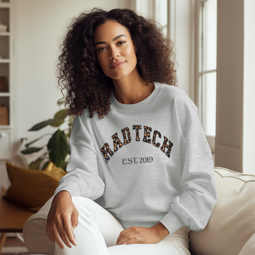 Leopard Rad Tech Crewneck