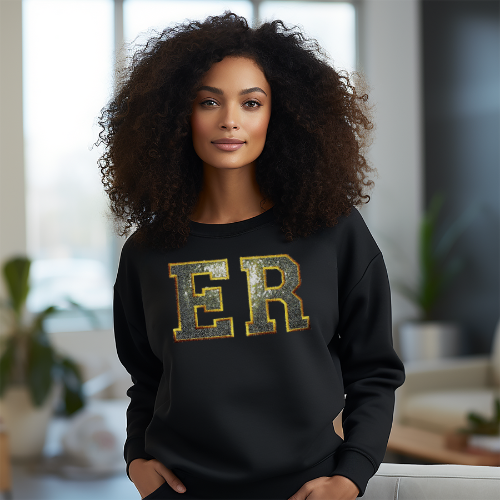 Sequin ER Nurse Crewneck