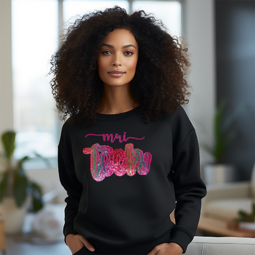 Sequin MRI TECH Embroidery Crewneck