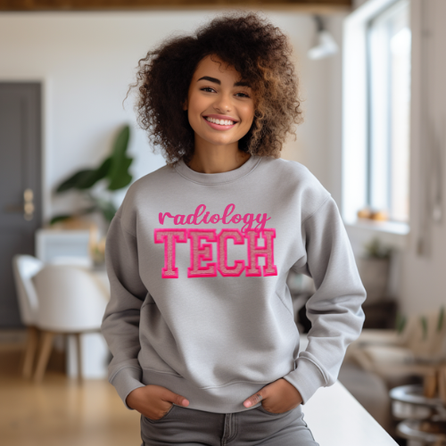Glitter Radiology Tech Crewneck