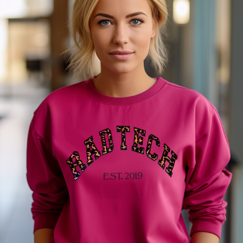 Leopard Rad Tech Crewneck