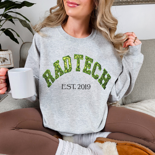 Sequin Rad Tech Crewneck
