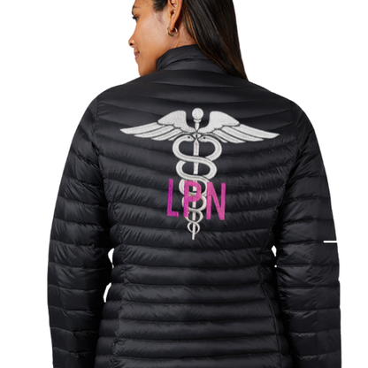 ULTRA Lightweight  LPN Nurse Puffer Jacket