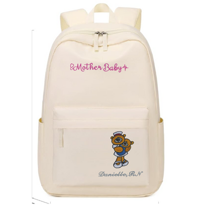 Personalized Labor and Delivery Nurse Backpack Trendy Custom Gift