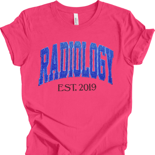 Glitter Radiology Tech T-Shirt