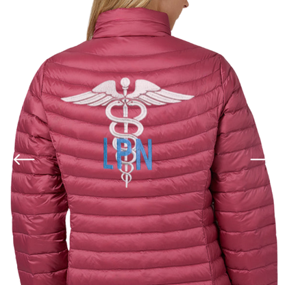 ULTRA Lightweight  LPN Nurse Puffer Jacket