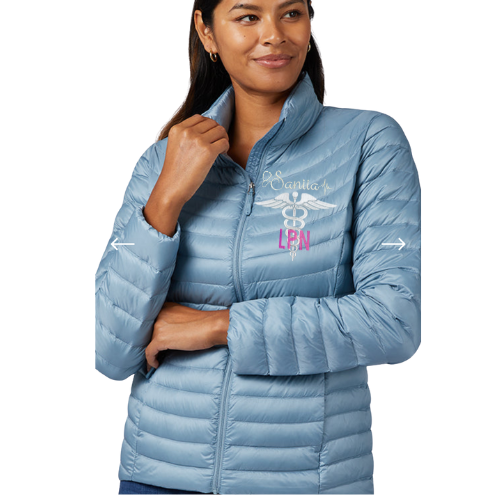 ULTRA Lightweight  LPN Nurse Puffer Jacket