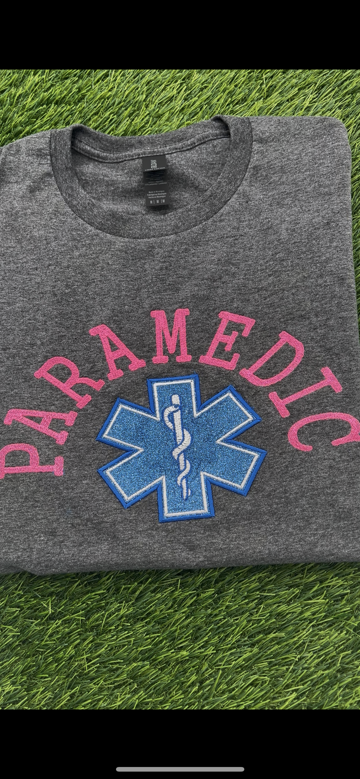 Glitter EMT Paramedic T-shirt