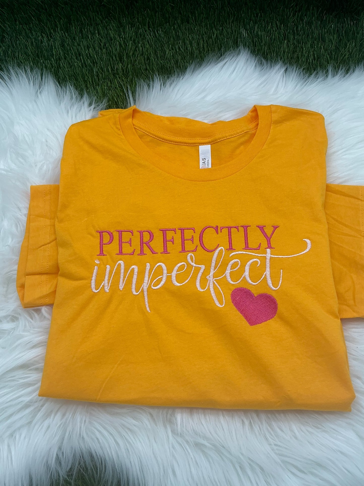 Perfectly Imperfect Embroidered T-shirt