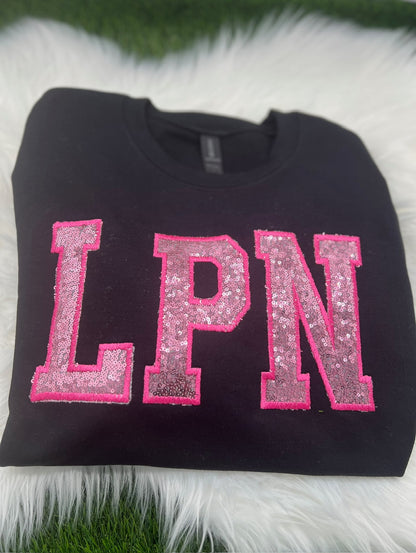 Sequin LPN Crewneck