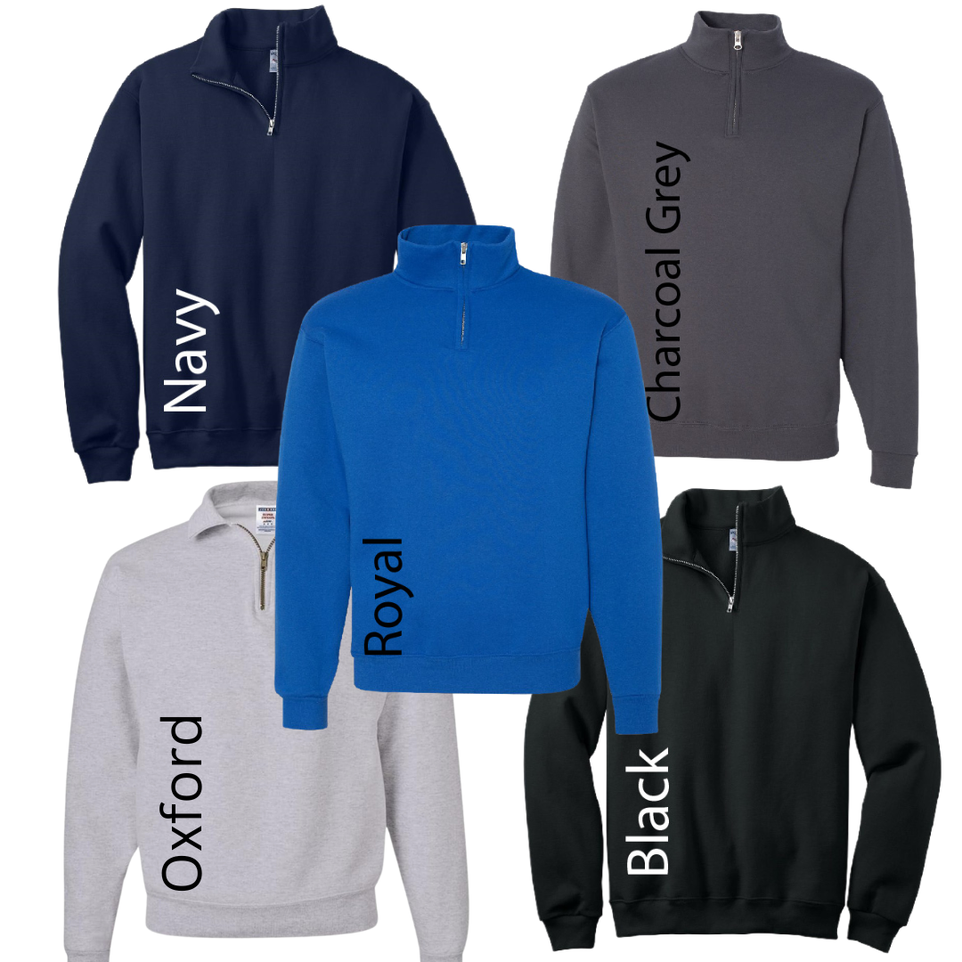 Embroidered 1/4 Zip Pullover