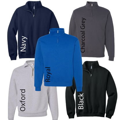 Embroidered 1/4 Zip Pullover
