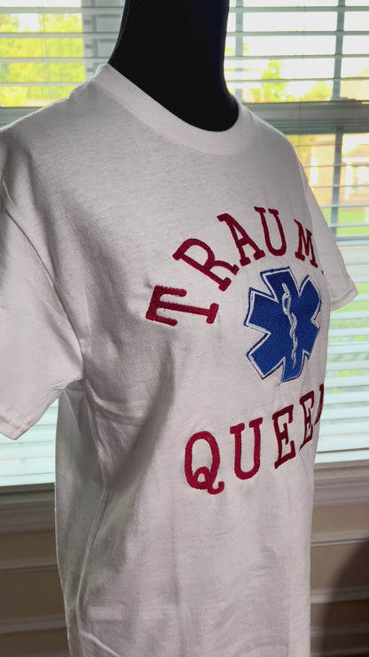 Trauma Queen EMT Paramedic T-shirt