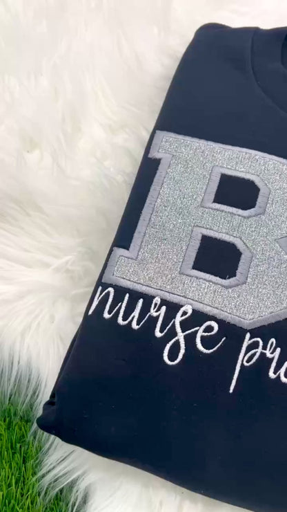 Glitter BC Nurse Practitioner Sweatshirt