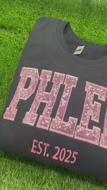 Sequin Phlebotomy Crewneck