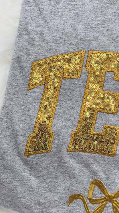 Sequin TECH Embroidery Crewneck