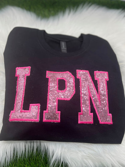 Sequin LPN Crewneck