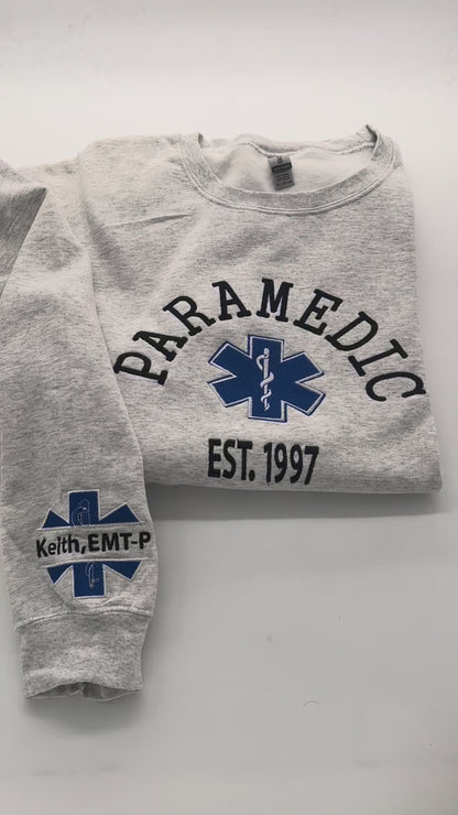 Curved Paramedic Sweatshirt