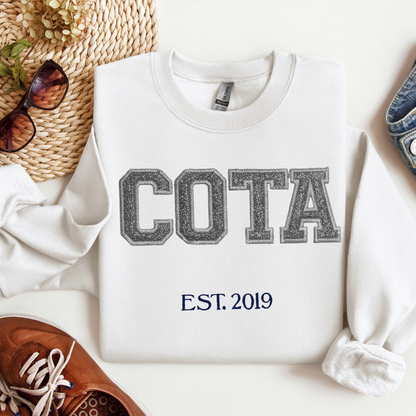 Glitter Occupational Therapy Assistant Sweatshirt